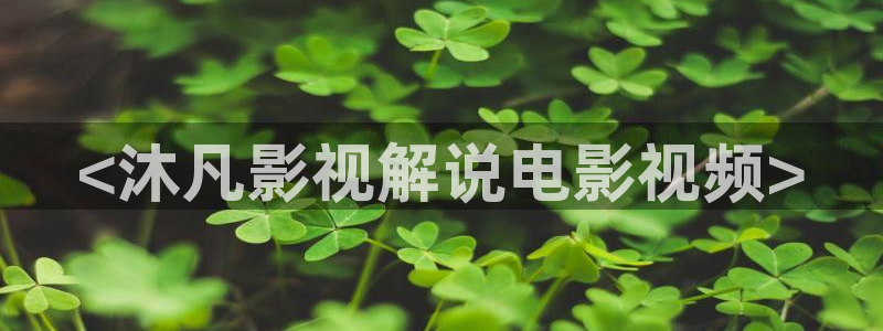 先锋午夜影院：<沐凡影视解说电影视频>